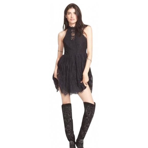 FREE PEOPLE VERUSHKA LACE MINI DRESS    NWT - Picture 3 of 10